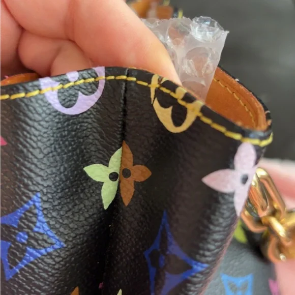 Louis Vuitton Black Multicolor Audra Handbag - Picture 7 of 10